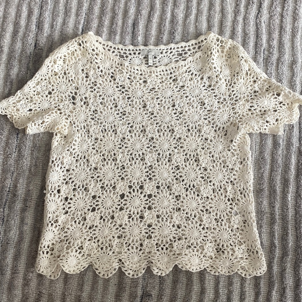Joie crochet shirt